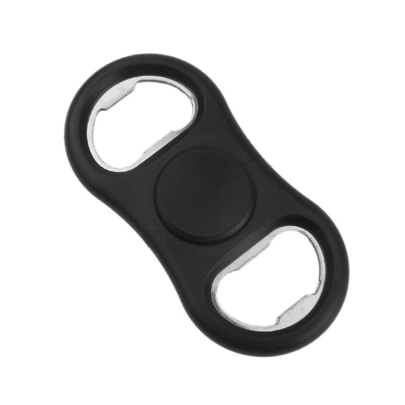 Portable Bottle Opener with Pressure Relief Function for Opening Cans. Dual-head Beer Opener with Rotatable Fingertip Design.