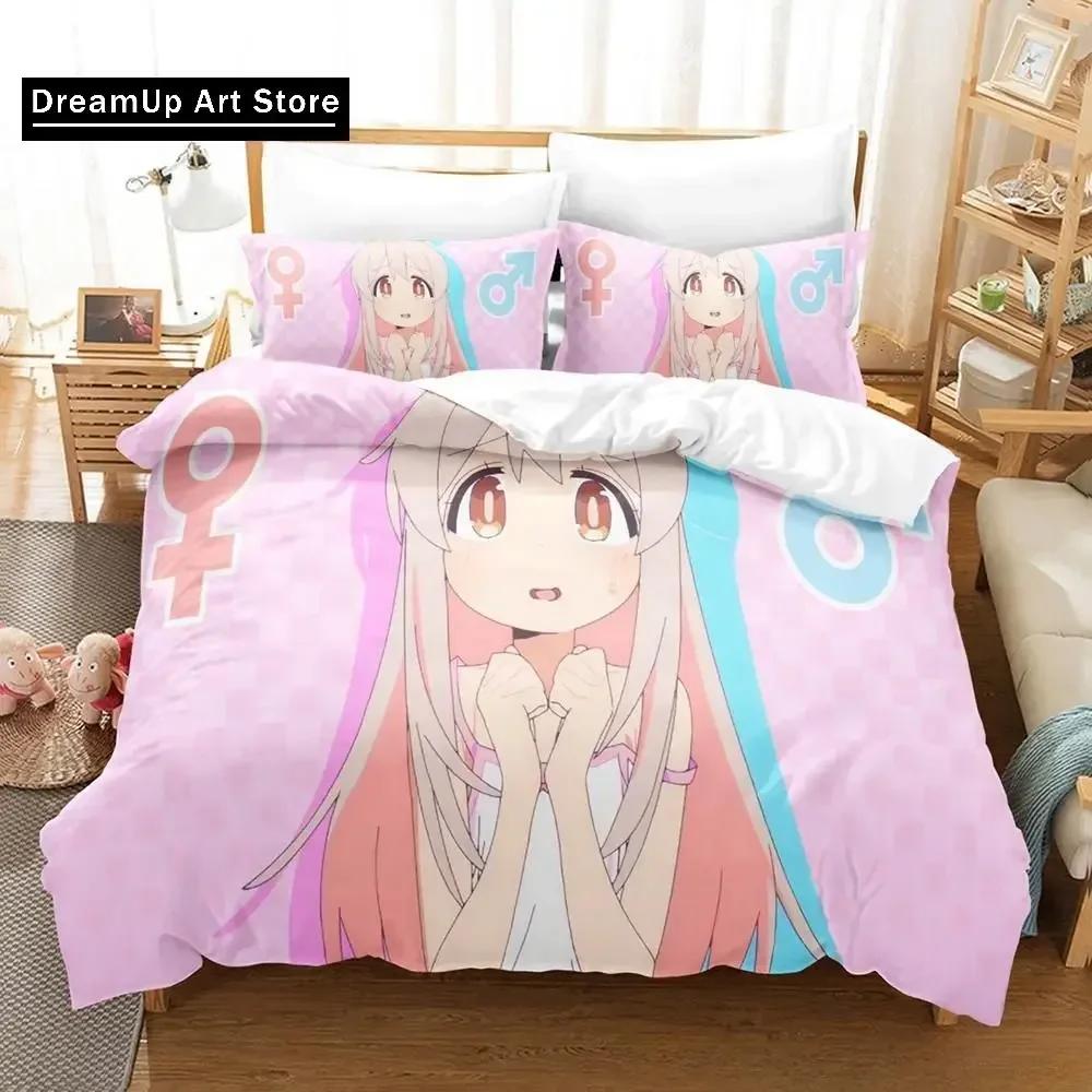 Yeni Onimai Ben Artık Senin Kız Kardeşinim! Yatak Örtüsü Seti Tek Çift Tam Kraliçe King Boy Yatak Seti Yetişkin Çocuk Yatak Odası Nevresim Takımları 3D Anime