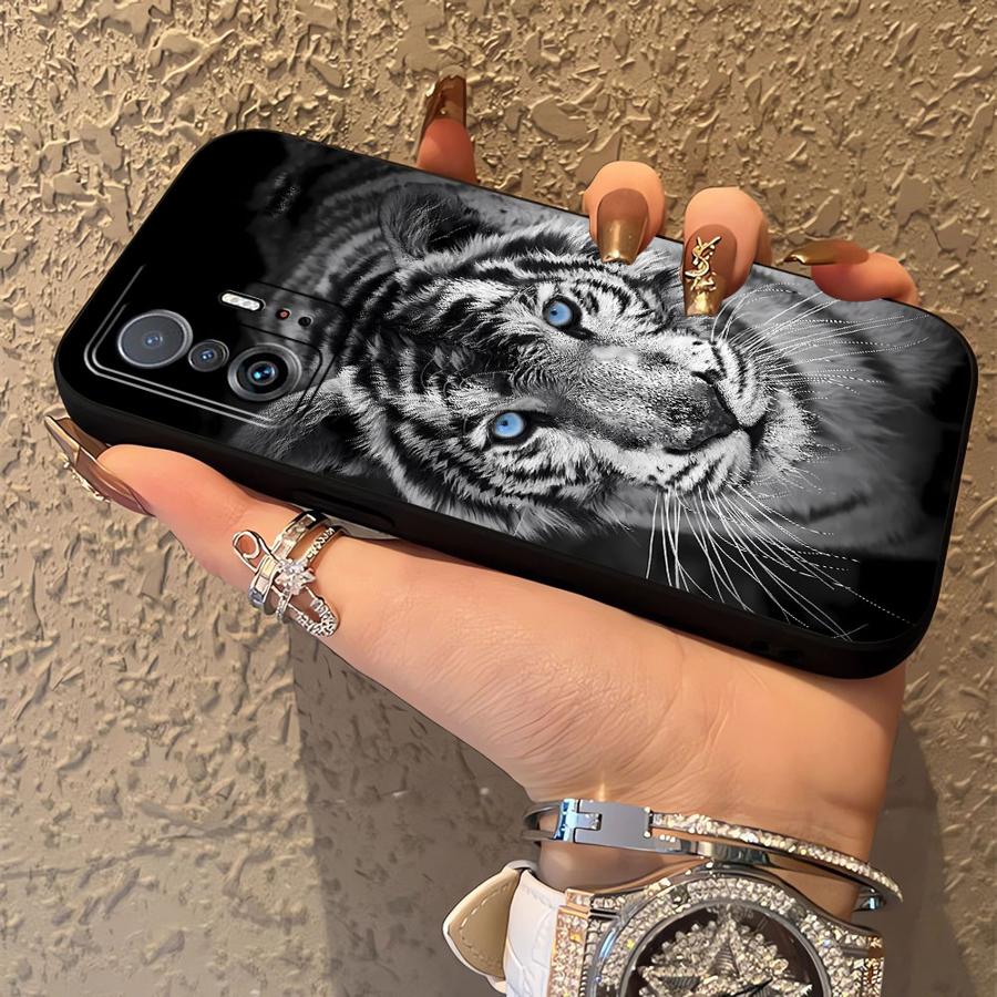 Case for Xiaomi Mi 13 Lite 12T Pro 15 Pro 12 11T 14 12X 11 10T Funda Phone Cover Cool Animal Tiger Lion