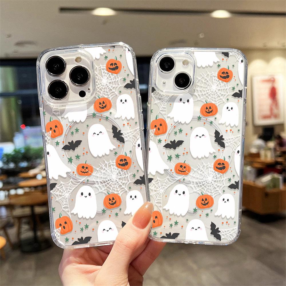 Apple 17ProMax/13ProMax Ghost Halloween Hard Phone Case