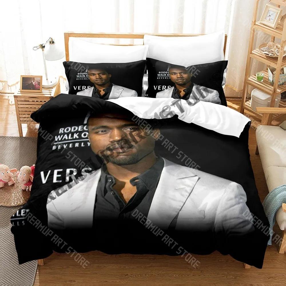 3D Print Kanye West Bedding Set Single Twin Full Queen King Size Bed Set Adult Kid Bedroom Duvetcover Sets Cool Bed Sheet Set