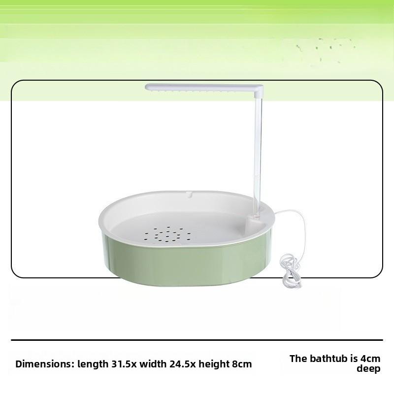 

Parrot Bathtub Bird Bathing Box Parrot Shower Automatic Circulation Small Sun Tiger Skin Xuanfeng Peony Shower Type Bath Basin
