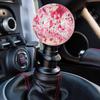 Clear Glass Hand Ball Gear Lever Gear Shifter Knob Modified Gear Stick Shifter For Automatic And Manual Car