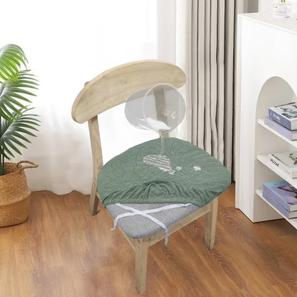 Stretch Jacquard Stuhlbezug Waschbar Ohne Rückenlehne Stuhlschutz Sitzkissenbezüge