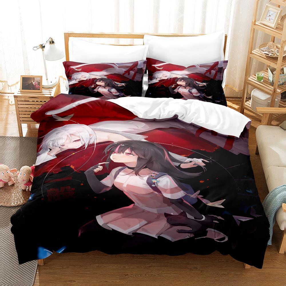 New Akudama Drive Bedding Set Single Twin Full Queen King Size Bed Set Adult Kid Bedroom Duvet cover Sets 3D Anime Bed Sheet Set