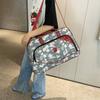 Women's Personalized Niche Print Portable Travel Bag Practical Storage Clothing Luggage Bag