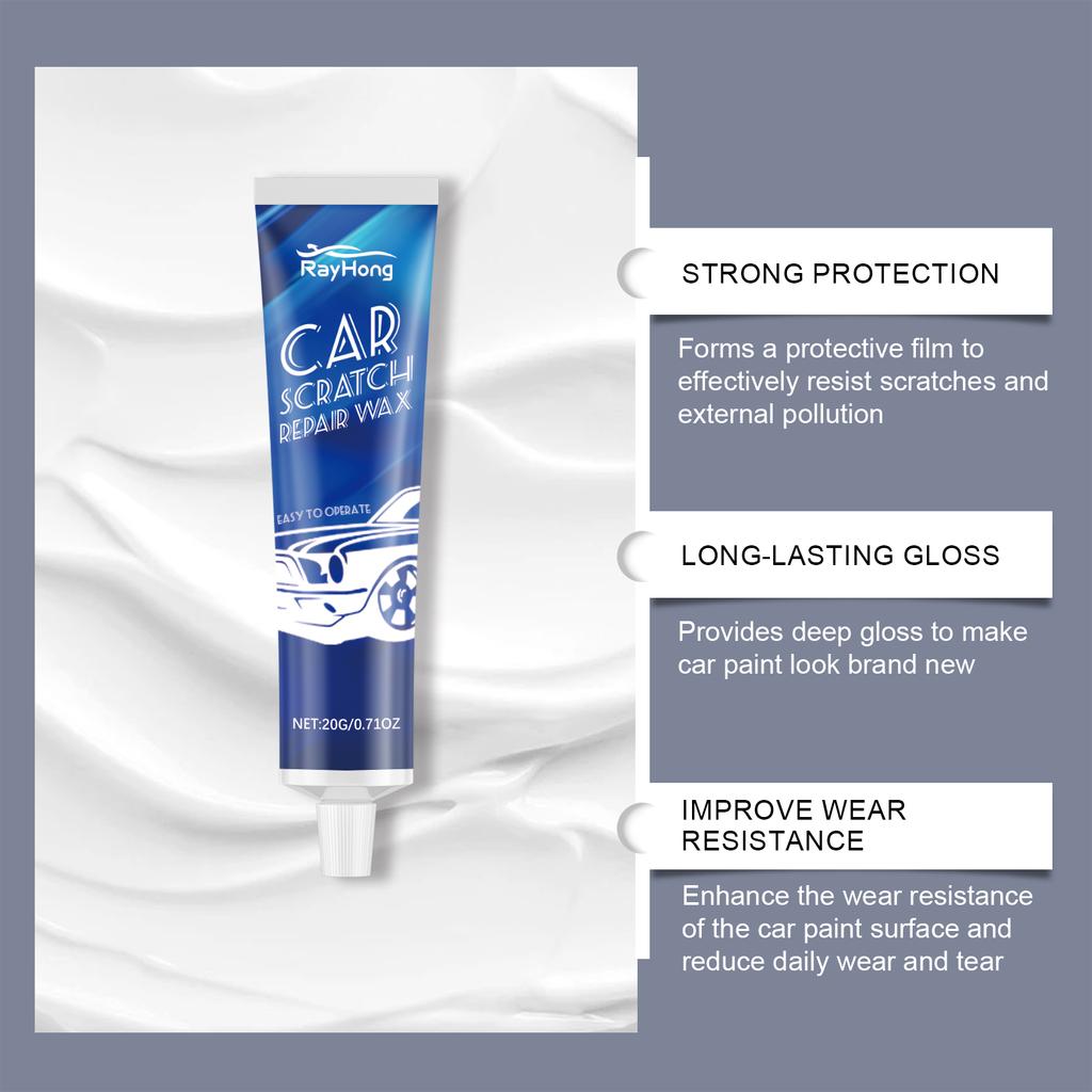 Car Scratch Remover Wax Scratch Car Polish Repair Car Wax Multi-Purpose Paint Scratch Remover Cleaning With Sponge