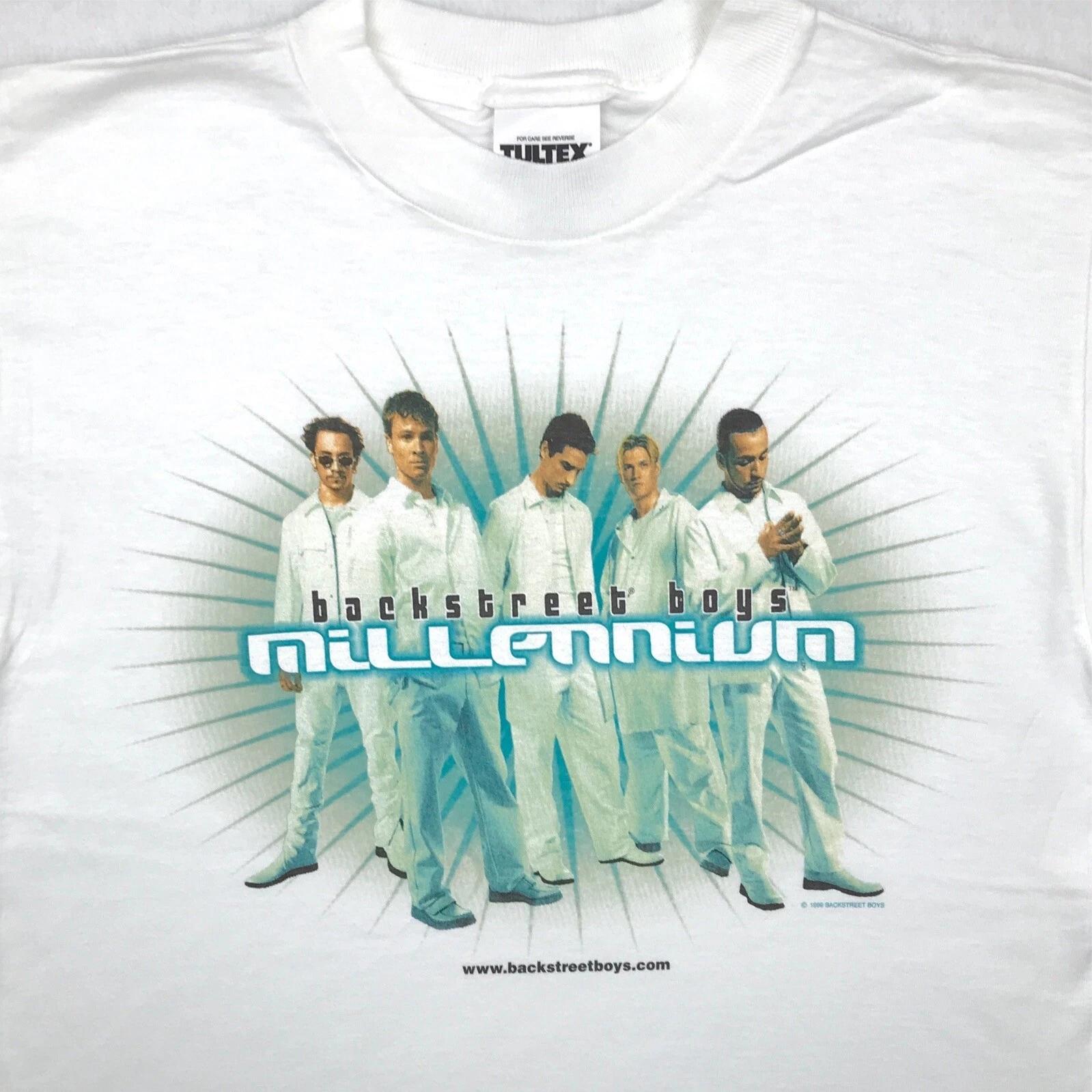 vintage 90s BACKSTREET BOYS MILLENNIUM CONCERT T-Shirt S rock pop boy band M