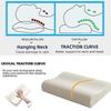Slow Rebound Memory Foam Pillow Ultra-Quiet Adjustable Ergonomic Neck Support Pillow for Pressure Relief and Better Sleep