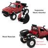 WPL C14 RC Car 1:16 4WD 2.4G High Speed Climbing Vehicl Off-Road Remote Control Truck Rock Crawler with LED Light Kid Adult Toy