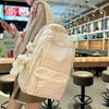 Schoolbag Japanese New Backpack Girls Large Capacity Schoolbag Junior High School High School Cute High Value Commuter Light Backpack