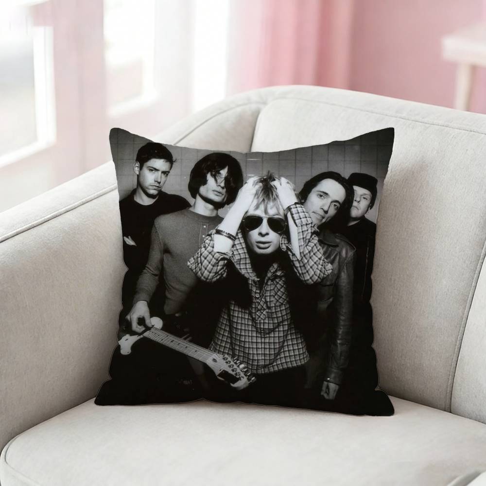 Cool RRadiohead Band Pillow Case Cushion Cover Throw Pillow Case For Car Sofa 30x30cm