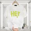 American Heavy Short-Sleeved T-Shirt Men'S Trendy Brand Cotton Loose Round Neck Top Men'S T-Shirt