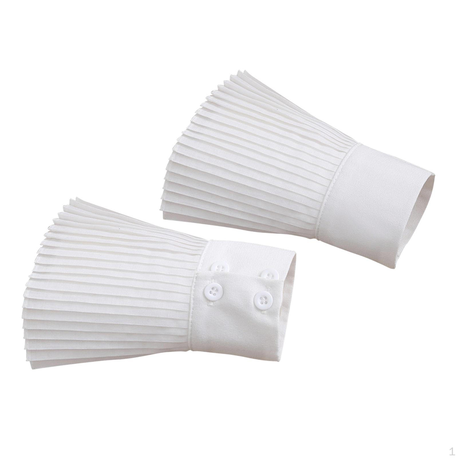 

Chic Women s Sweater Sleeve Enhancements with Removable Type E White_22cmx17cm