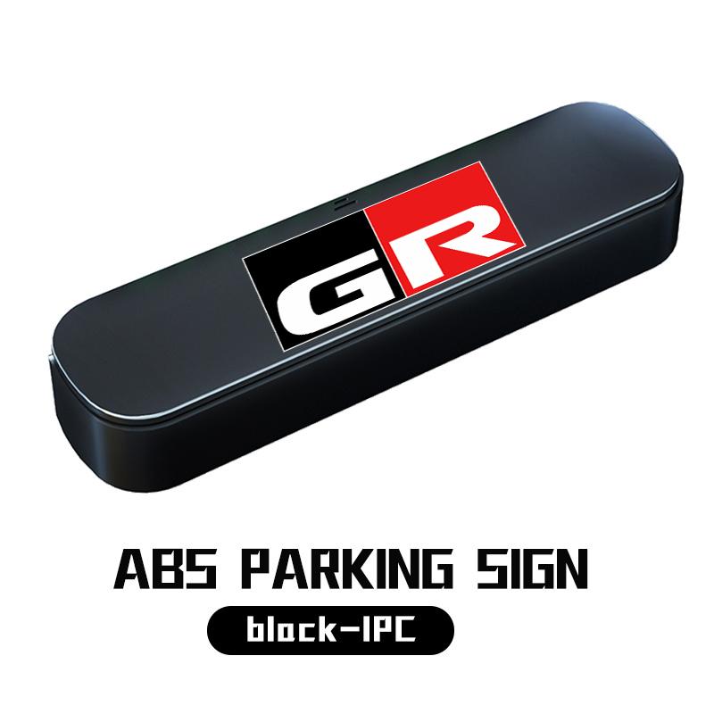 

For Toyota Car Temporary Parking Card Phone Number Card Plate Sticker Auto Accessories Crown Corolla YARIS L Auris C-HR Hilux