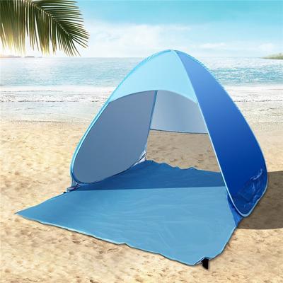 Schnelles automatisches Strandzelt, Outdoor-Strandschatten-Sonnenschutzzelt, UPF50+, tragbares Stranddach für Camping-Angeln