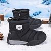 Winter Children's Fashionable Warm Cotton Shoes Outdoor Casual High Top Snow Boots Cotton Boots 26-37