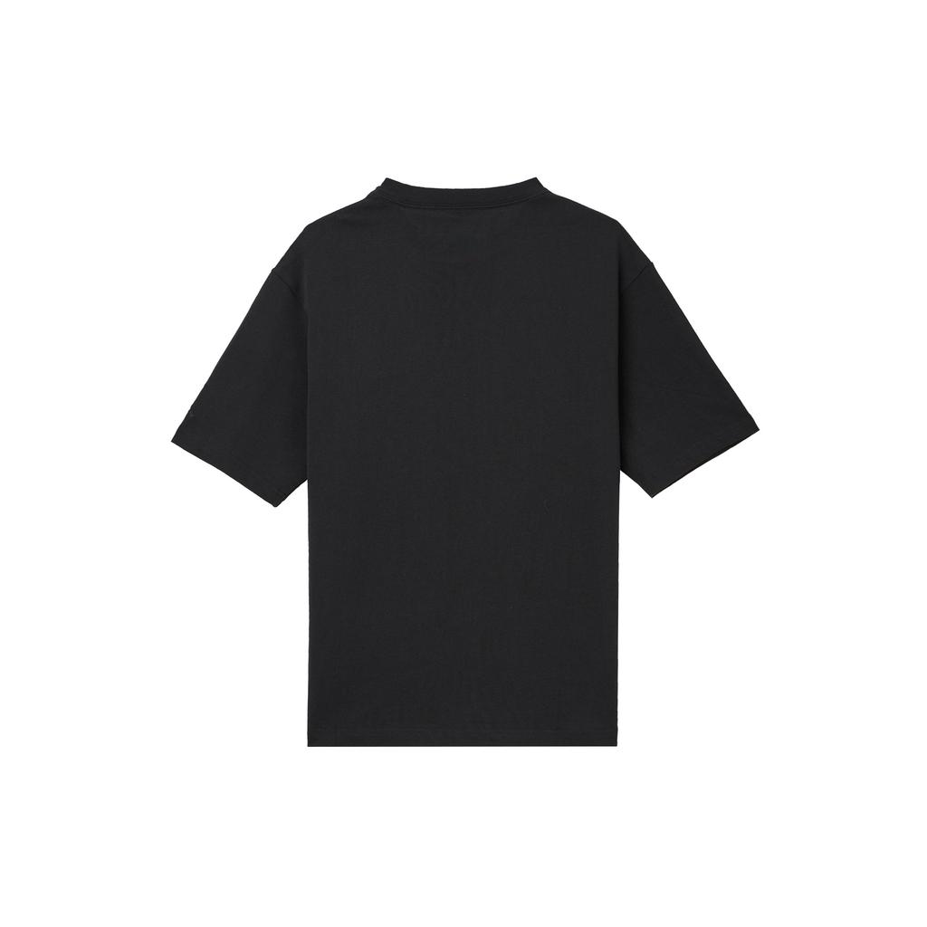Jordan Solid Color Crew Neck Casual Pullover Short Sleeve Drop Shoulder T-Shirt Men Tops Black FN5983-010