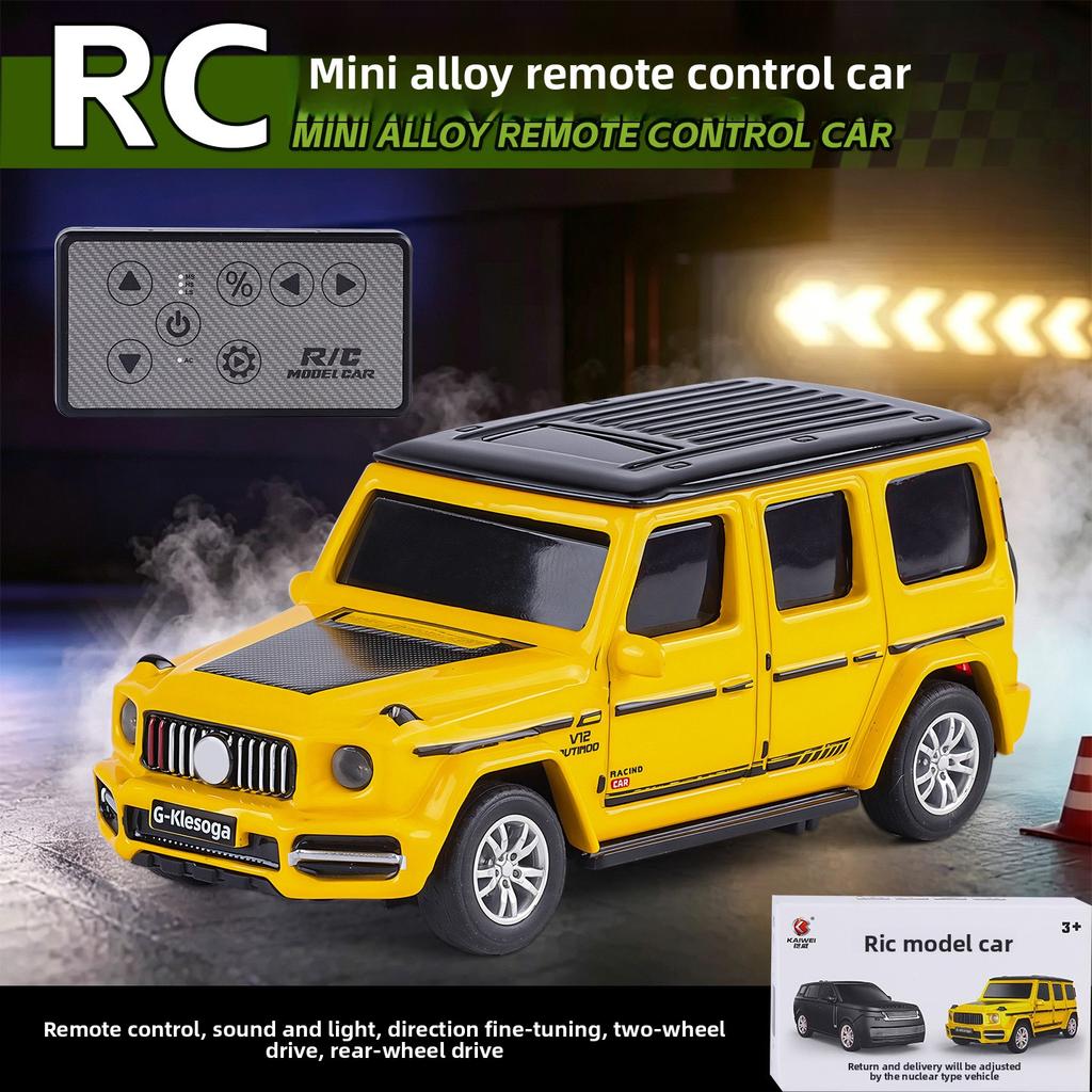 1:64 Big G Sport Mini 2-Drive Drift Remote Control R/C Toy Cars Miniature Model Diecast Vehicle Display Collection Gift Boys