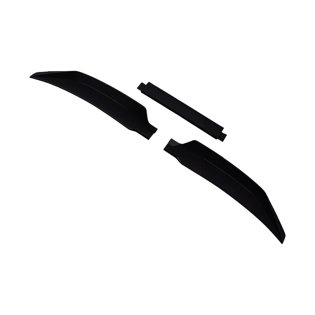 Auto Heckspoiler 115cm 3-teiliges Design Glänzend Schwarz Heckfenster Oberseite Dachspoiler Flügel