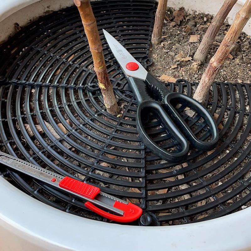 Kryt na hlínu do květináče: Podložka proti poškrábání kočkami a pro ochranu dětí, seříznutelná na míru