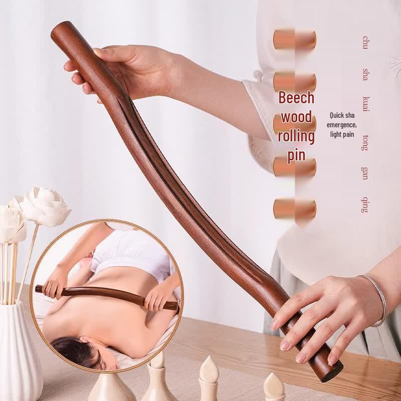 Deepur Wooden Massage Roller Stick