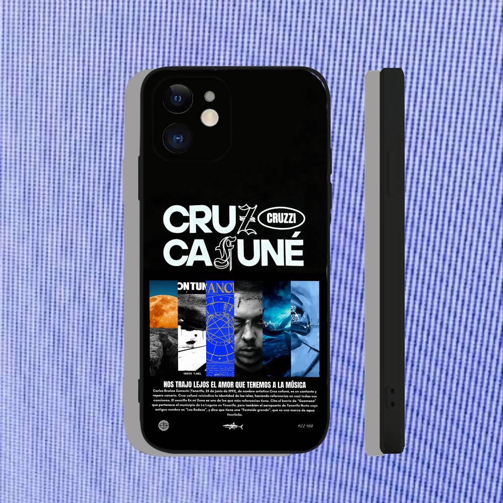 

Cruz Cafune Me Muevo Con Dios Phone Case For iPhone 17,16,15,14,13,12,11,Pro,Max,Plus,Air,X,XS,XR,SE,8,7,Mini,Soft Black Funda iPhone16e