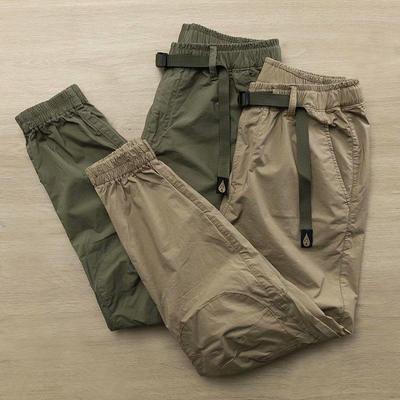 Affordable Wear-Resistant Men's Ice Silk Work Pants - Loose, Lightweight, and Durable for Summer Construction Workers