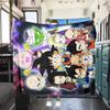 1PC Son Goku  Print Flannel Blanket, High Quality All Seasons, Home Decor, Warmth and Comfort, Perfect for Christmas Gifts