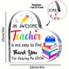 Teacher Appreciation Signs Acrylic Keepsake Washi Weight Gifts For Women Men Teacher Tutor Appreciation Teachers Day Appreciation Week
