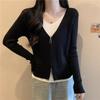Women's Slimming Two-Piece Knit Cardigan with Inner Layer