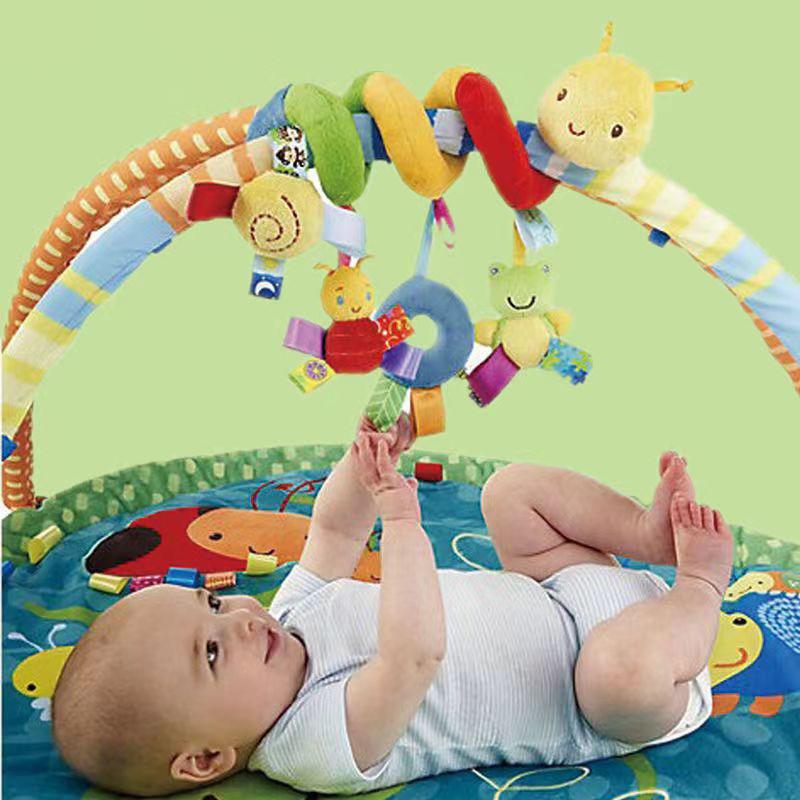 12 Styles Available, Baby Stroller, Hanging Bell, Plush, Baby Color Label, Bed Packaging, Cartoon Multifunctional Bed Packaging