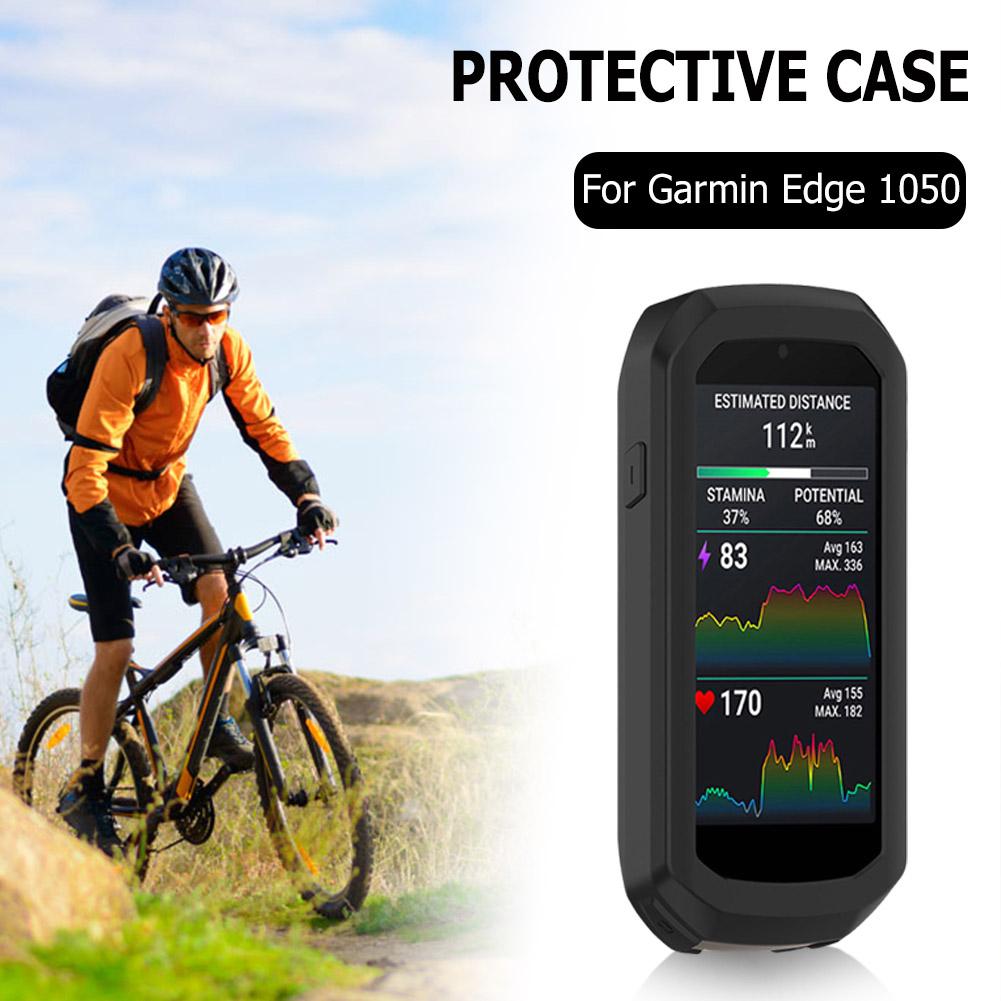 Silicone Case Flexible Soft Bumper Protective Cover Protection Case Cover Protective Cover for Garmin Edge 1050 Accessories