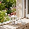 Living Room Plant Shelf 3D Printed Dried Flower Stand Curved Ribbon Vase Decorative Holder Bedroom Container Artificial Display Rack for
