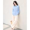 Spring New OL Shirt Stacked Shirt Top Women's Commuter Professional Long Sleeve Shirt