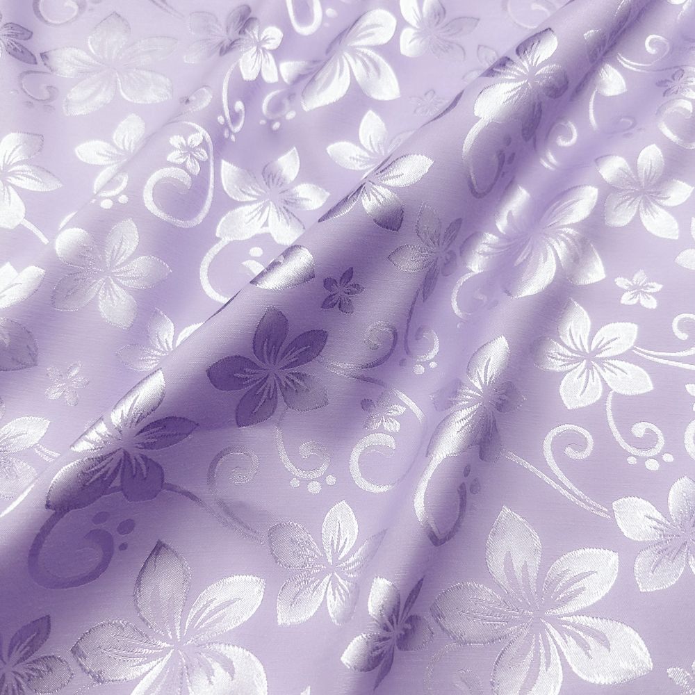 Stretch Imitation Acetic Acid Jacquard Fabric Flower Printed By Meter for Wedding Dress Clothes Skirt Cheongsam Sewing Cloth Red