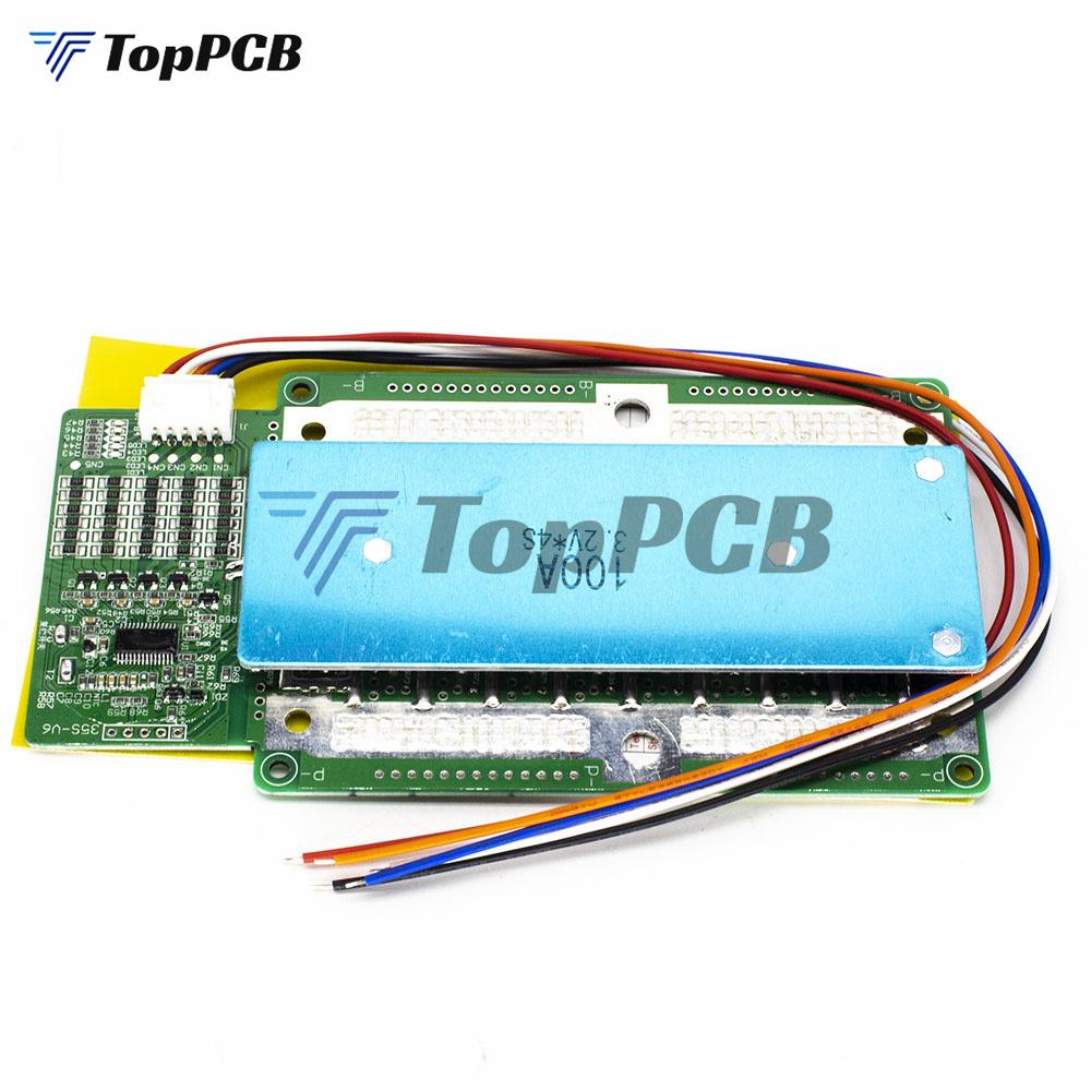 4S 12V 100A 130A 200A 260A 300A 390A BMS LifePo4 Lithium Protection Board Balance High Current Motorcycle Car Start RV Inverter