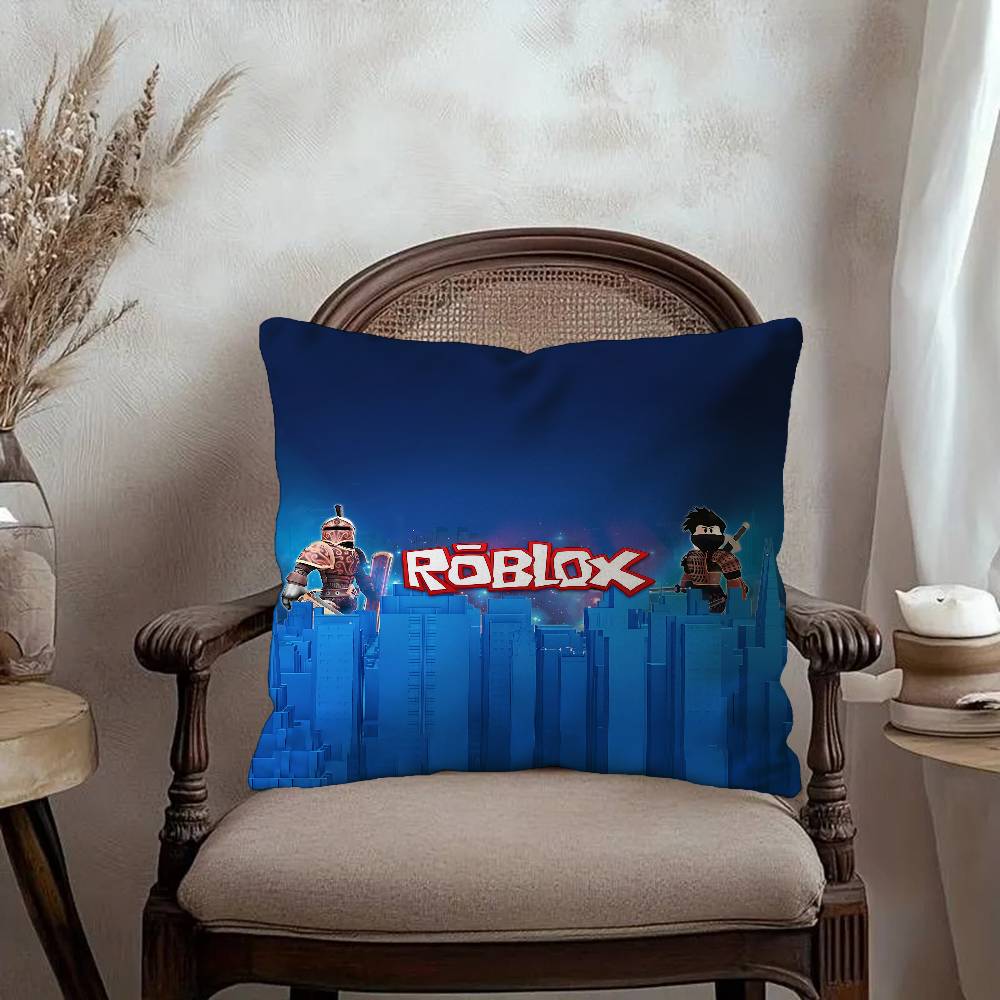 R-Roblox Game Pillow Cover Design cushion Cover decor Holiday Decorati