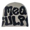 Hot Sell Customized  Adult Fashion Printing Soft Winter Hat Knitted With Letters for Men and Women