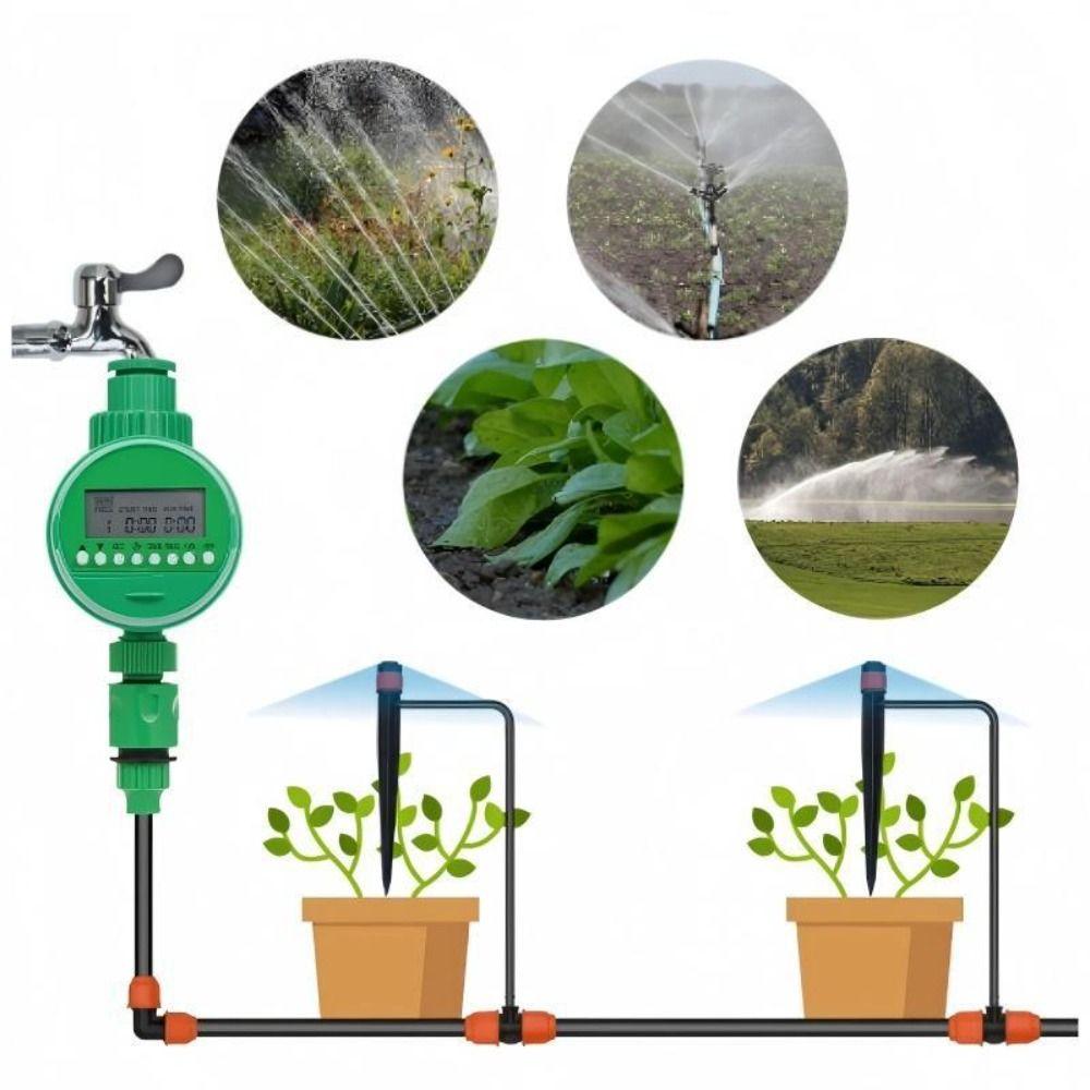Electronic Control Irrigation Controller Intelligent Timing Watering Timer  Plant Watering