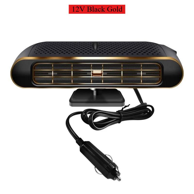 New Electric Car Heater Air Cooler Fan 12V Portable Demister Defroster Heating Fan 200W Dryer Windshield Defogging Accessroi