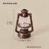 Retro Mini Kerosene Lamp Model for Dollhouse Christmas Decoration & Shooting Scene Prop.