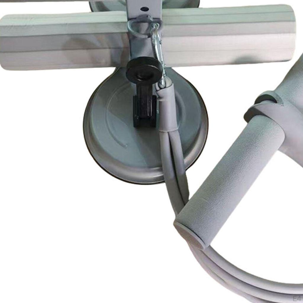 Abdominal Bar Exercise Sit-Up with Steel Tube Latex Foam Adjustable Resistance Stable