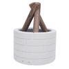 White Bonfire Shaped Diffuser Touch Control Campfire Diffuser Humidifier Home Decor 250ML