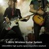 Wireless Guitar System Audio Digital Guitar Transmitter Receiver Builtin Rechargeable Battery 100