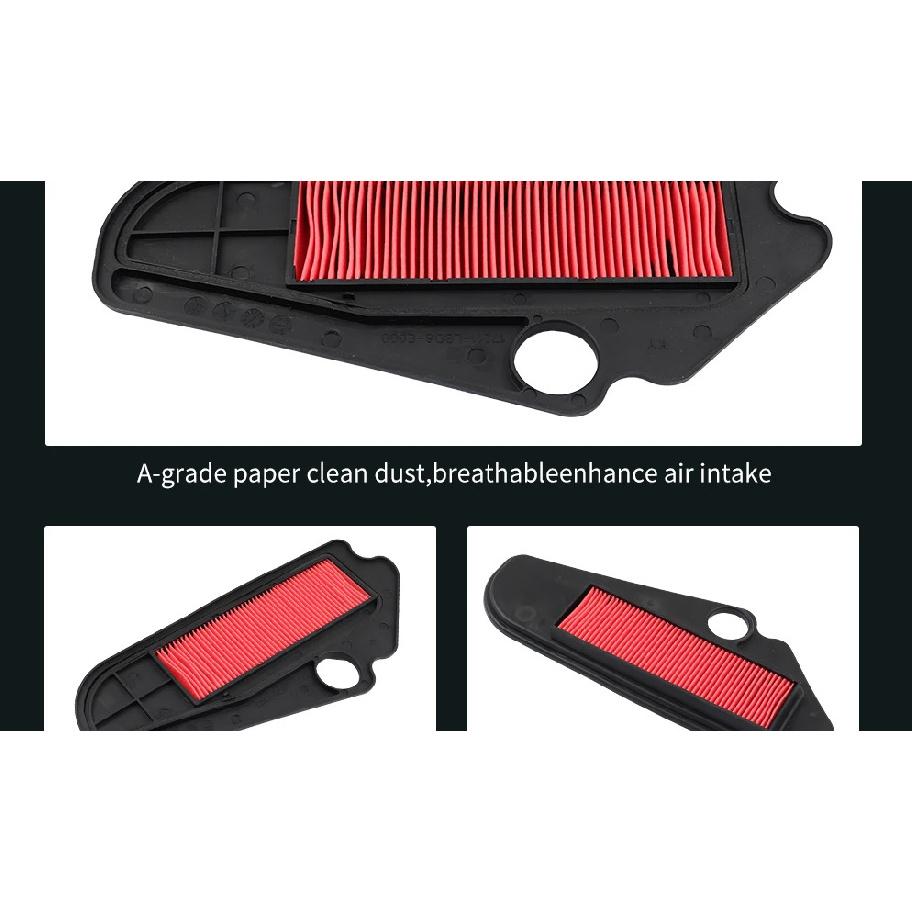 JSBM Motorcycle Accessories Air Filter For Kymco Agility 50 R12 Ty Rs Carry 09-22 Vitality 04-08 50cc 4T 17211-LBD6-E000