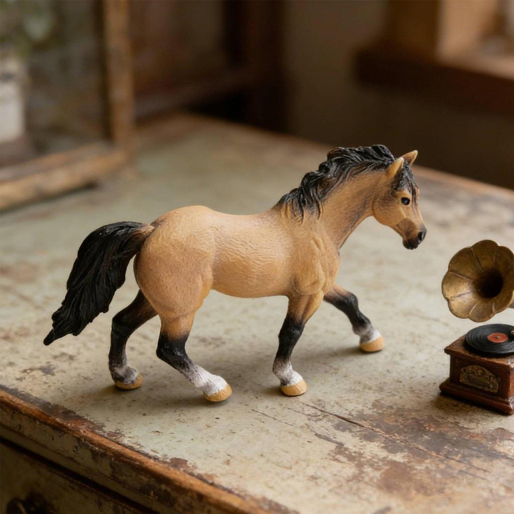 3 Pieces Mare Figures Horse Statue Model Collectible Educational Toy Defined Textures Careful