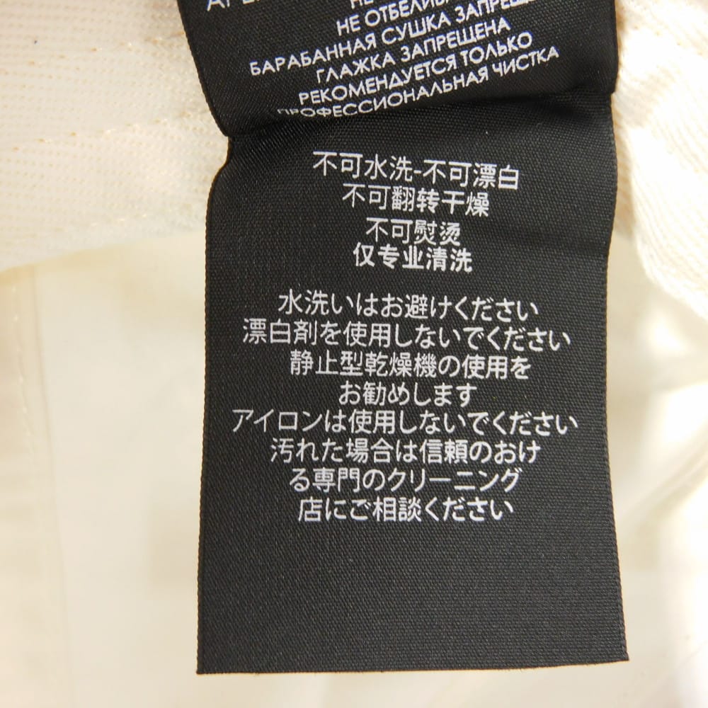 Used 11221 Logo Visor Cap 531588 410B2 9060 7919 L 23.2" Black Baseball Cap with Velcro and Cotton Fits White Men's