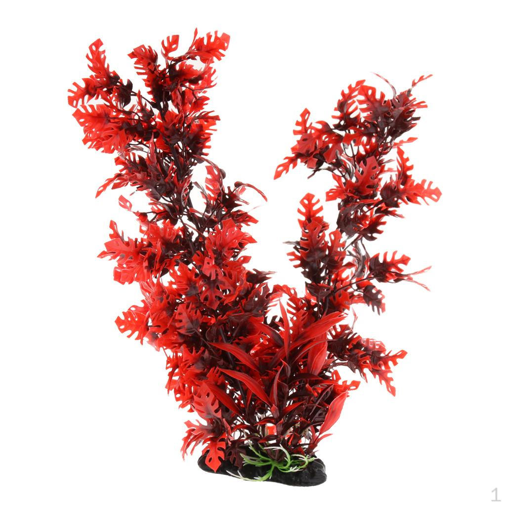 & Amphibians Tank Ornament Artificial Plastic Large Tree Vivid