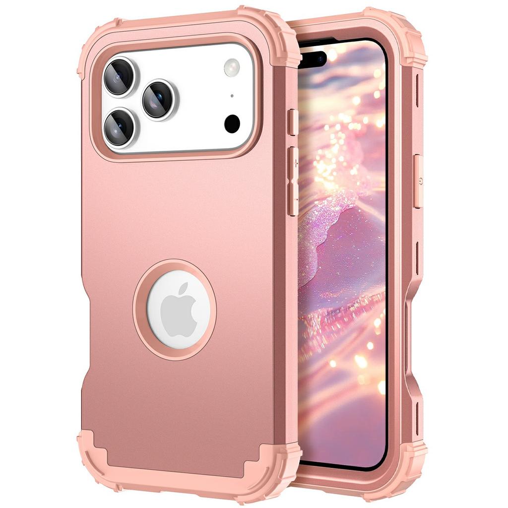 L-Style For iPhone 17 Pro Case Shockproof PC+TPU Phone Back Cover